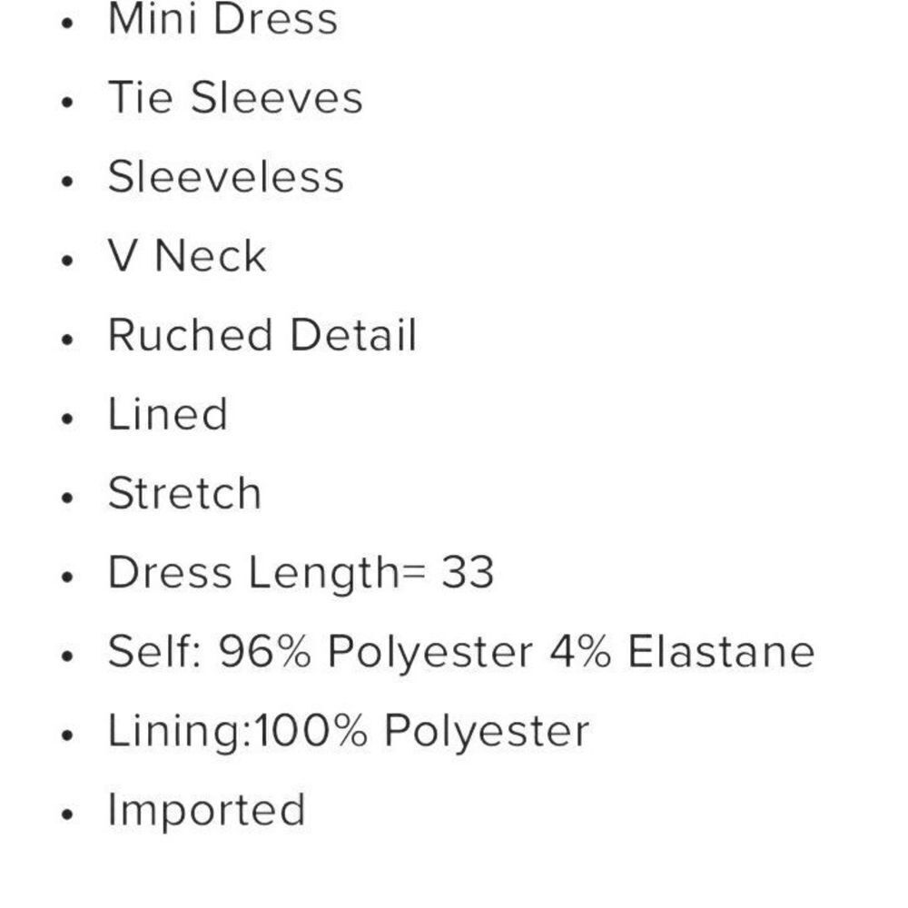 Ruched Tie It Down Crepe Mini Dress - Picture 16 of 16